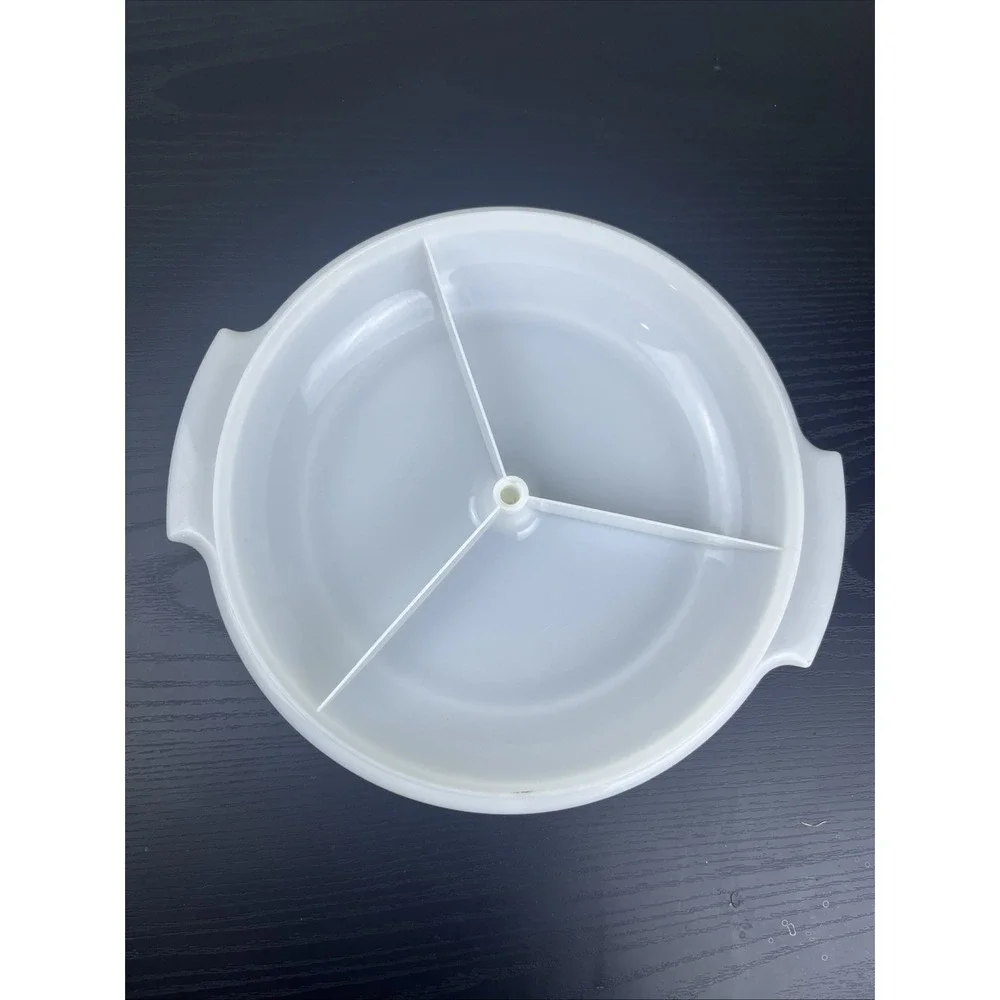 Vintage Tupperware 608-18 White Storage Container Kitchen‎ Plastic